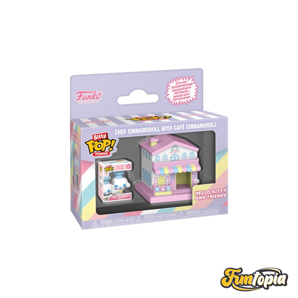 Funko Bitty POP! (93566) Chef Cinnamoroll and Café Bitty POP! Town: Sanrio by Funko