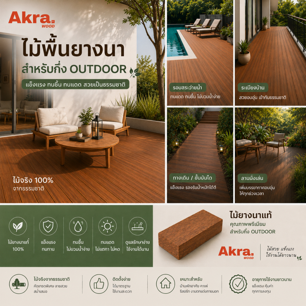 [แท้]ไม้พื้นยางนา 15 x 85 mmhardwoodfloor1.5x8.5cmdiybestgradeหนาแข็งแรง1แผ่น