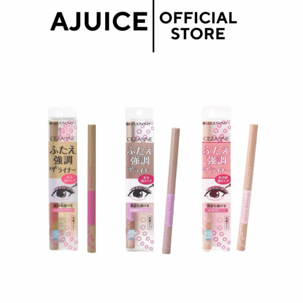 พร้อมส่งที่ไทยCezanne Draw Double Eyeliner: ปากกาเขียนตาสำหรับสร้างชั้นตาหรือทำดอลลี่อาย