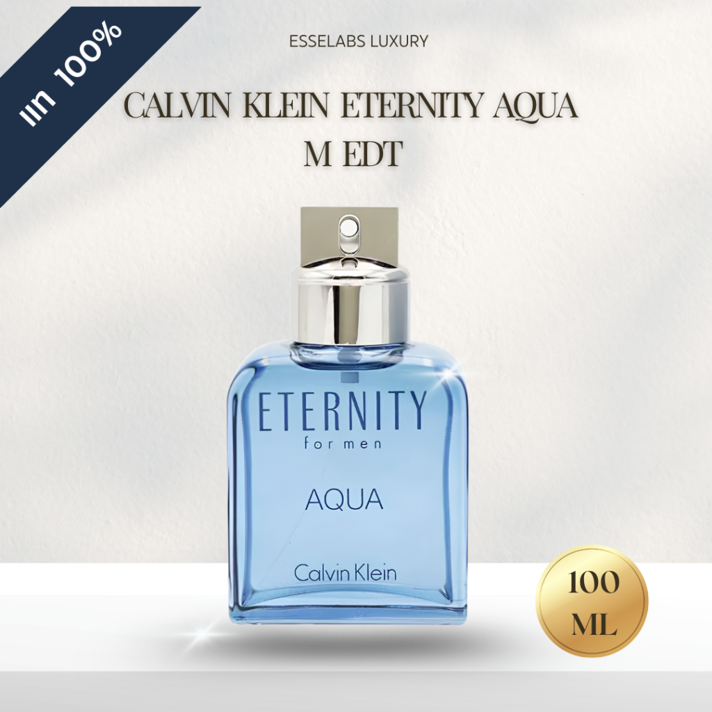 CALVIN KLEIN ETERNITY AQUA M EDT 100ML - กล่องซีล แท้ ช็อปสิงคโปร์