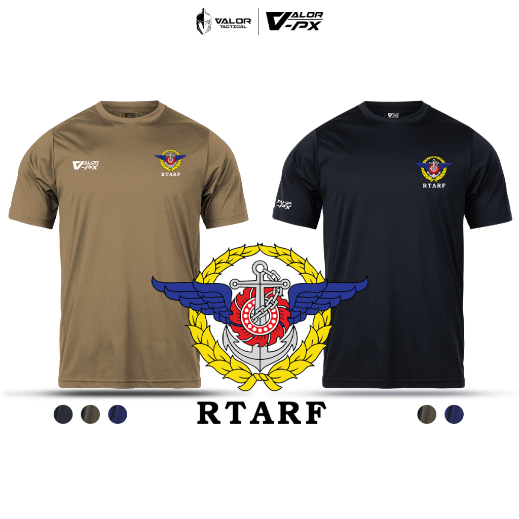 VALOR PX - เสื้อรองใน [RTARF] เสื้อยืดคอกลม แขนสั้น เสื้อซับในทหาร