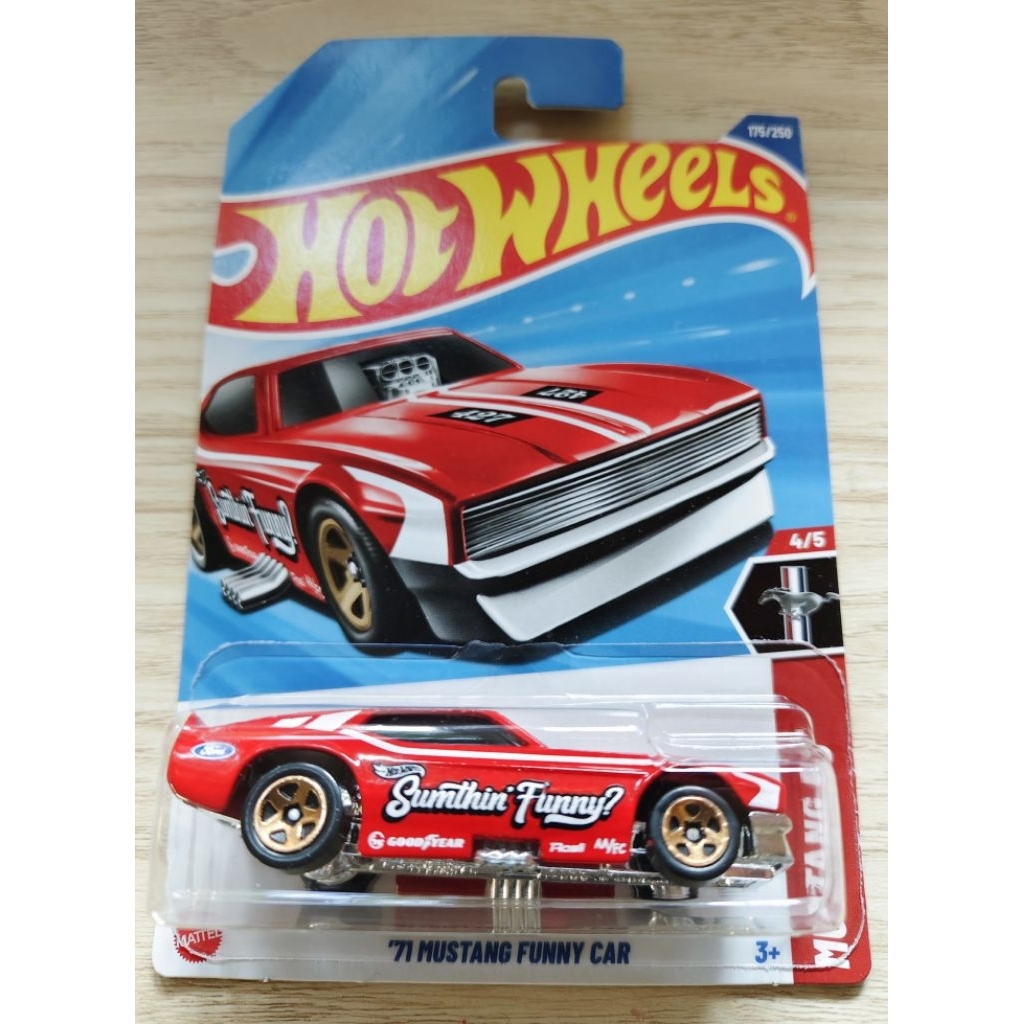 hotwheels ฮอตวีล 71 mustang funny car 1:64