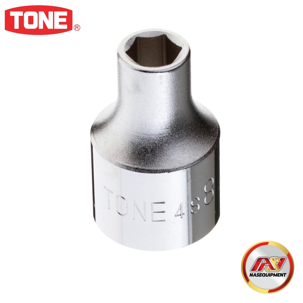 TONE ลูกบ็อกซ์ 4 หุน (1/2") คละไซส์ 8-36 มม. (6 เหลี่ยม) | 4S SERIES