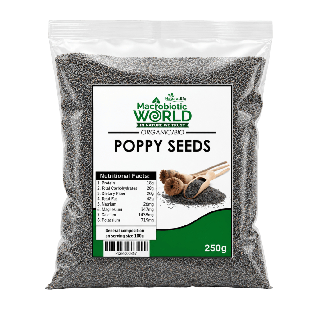 Organic/Bio Poppy Seeds  เมล็ดป๊อบปี้