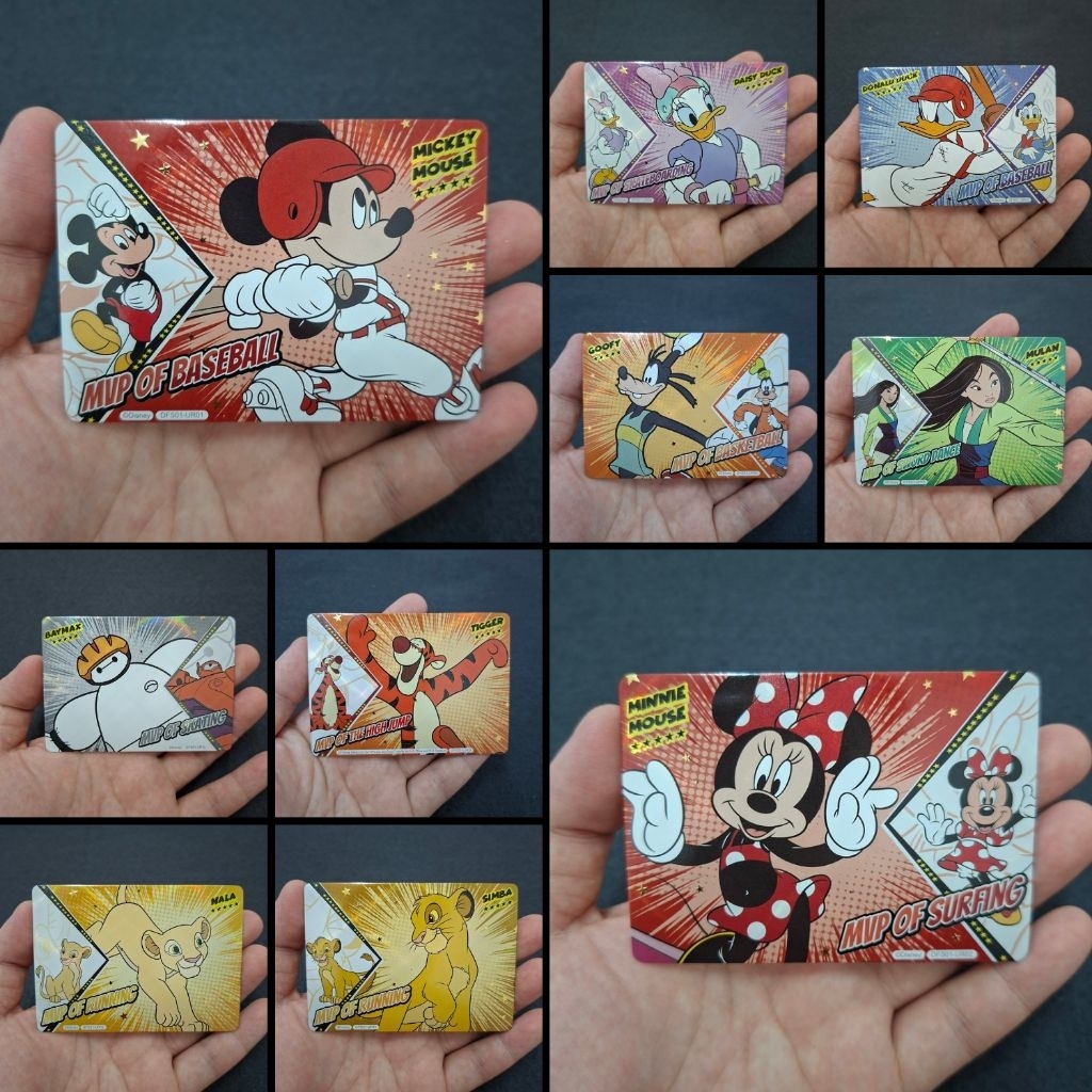 [แยกใบ UR] การ์ดตัวละครดิสนีย์ ระดับ UR หายาก ลิขสิทธิ์แท้ 💯 Card.Fun Disney All-Star Sports Collectible Cards