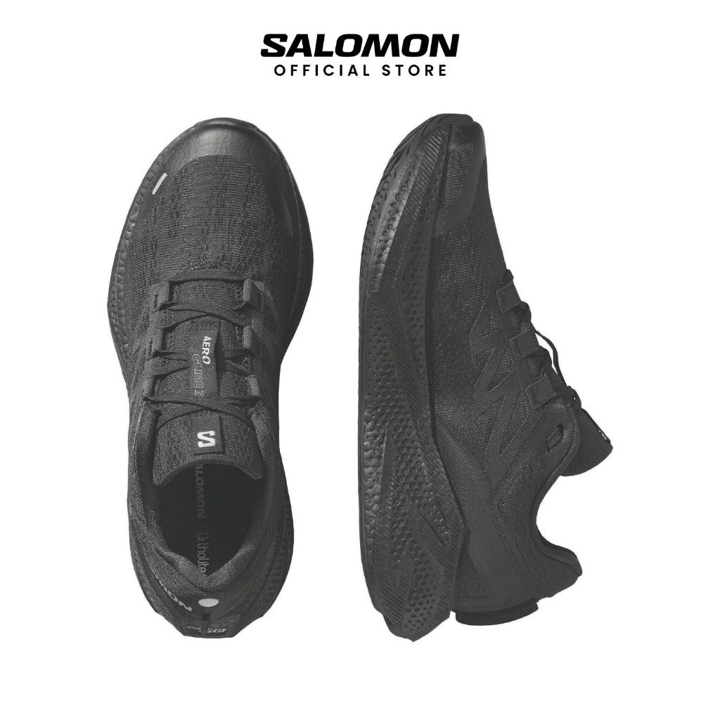 SALOMON AERO GLIDE 3 Black Men's Road Running Shoes รองเท้าวิ่งผู้ชาย L47866000 Official Store — صورة 5