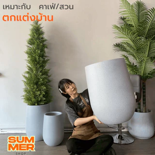 กระถางต้นไม้(ขนาดใหญ่) กระถางพลาสติก กระถางเบลล่า(พร้อมส่ง)AU