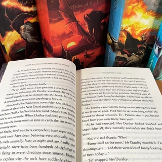 8 Books Harry Potter Book Set Story Reading Fantasy Novel for Kids Young Adults Educational Magical English Books