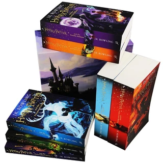 8 Books Harry Potter Book Set Story Reading Fantasy Novel for Kids Young Adults Educational Magical English Books
