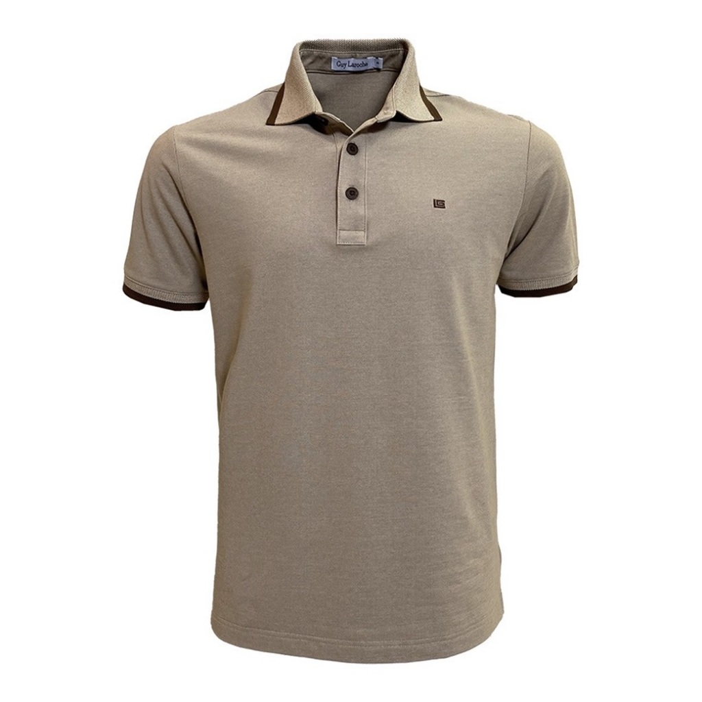 Guy Laroche قميص بولو Extra Fit — بيج — صورة 2