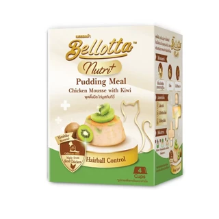 Bellotta Pudding Nutri Meal เบลลอตต้า พุดดิ้ง สำหรับแมว (25g.x4 ถ้วย) ขนาด 100 g