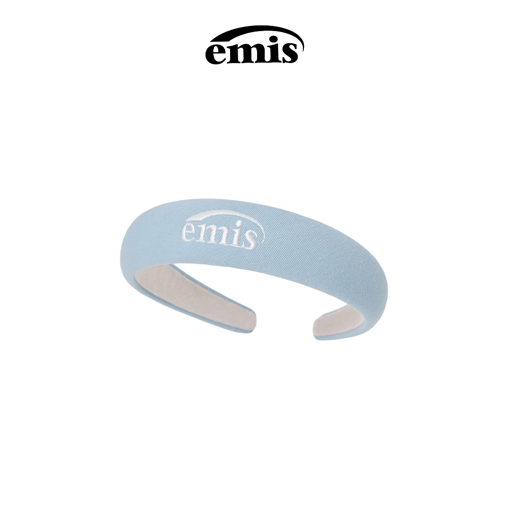 EMIS - COTTON TWILL HAIRBAND (APRICOT , BLACK , IVORY , PASTEL BLUE)