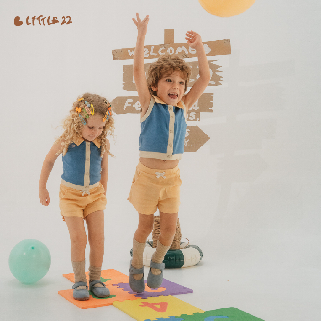Little22 Everyday Sweet Clara (เสื้อโปโลแขนกุด+กางเกงขาสั้น)