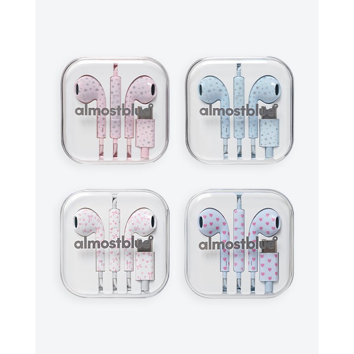 (pre-order) almostblue  - snow earphones (Renewal) รุ่นปรับปรุงใหม่ รอบโปร ของแท้