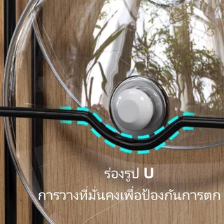 ชั้น วาง ฝา หม้อ แบบ ติด ผนัง อเนกประสงค์ ชั้นวางเก็บของครัว