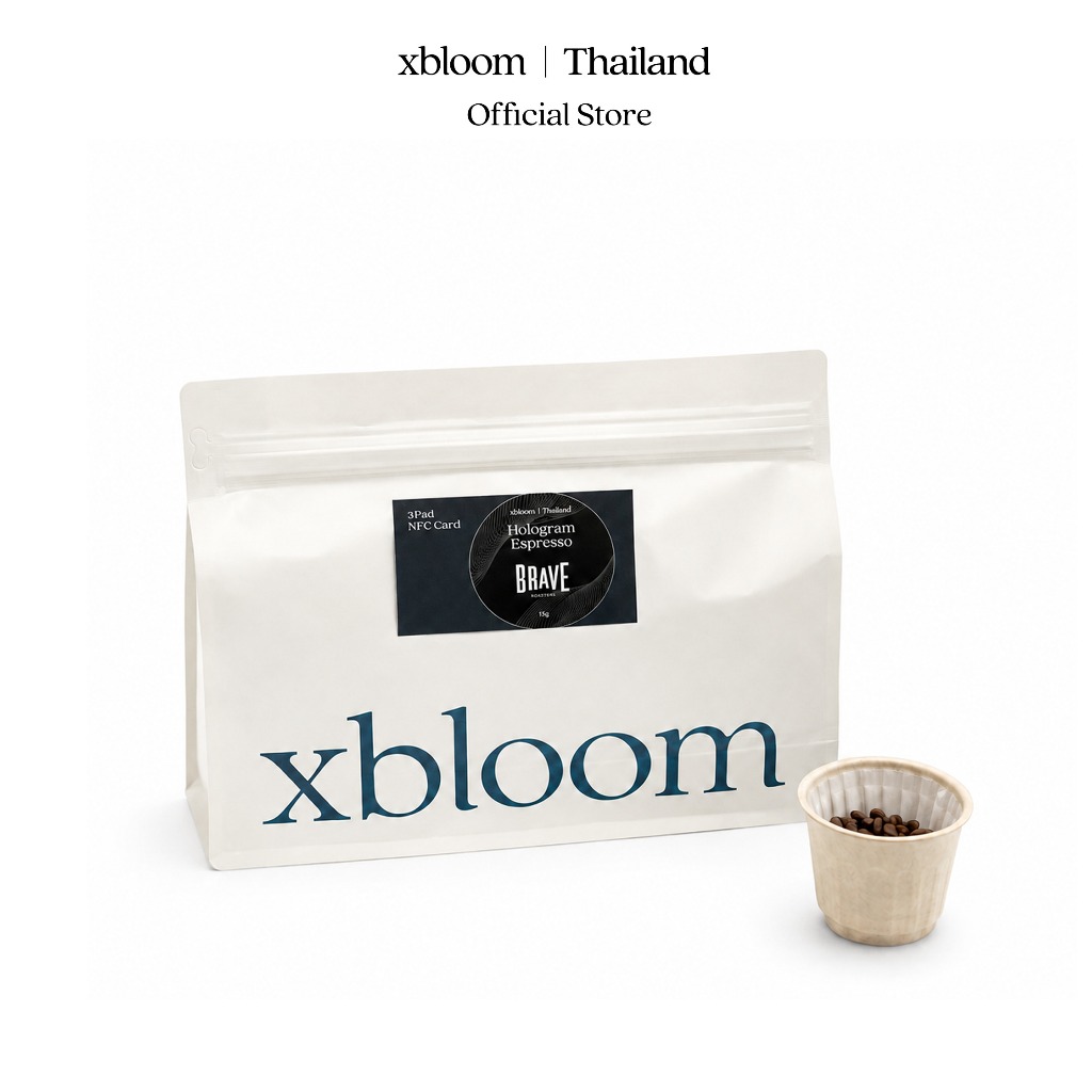 xPod Brave Hologram Espresso Lo-Caff (8 Pods) | เมล็ดกาแฟคั่วกลางจาก Brazil