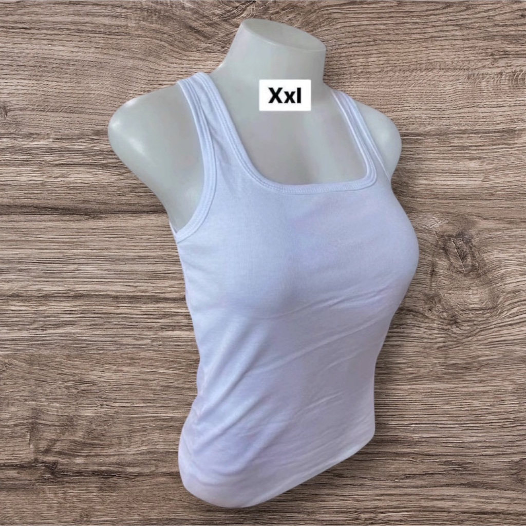 เสื้อกล้ามบิ๊กไซส์XL-XXL เต็มตัว (ผ้าคอตตอน) สาวอวบ สวมใส่สบาย