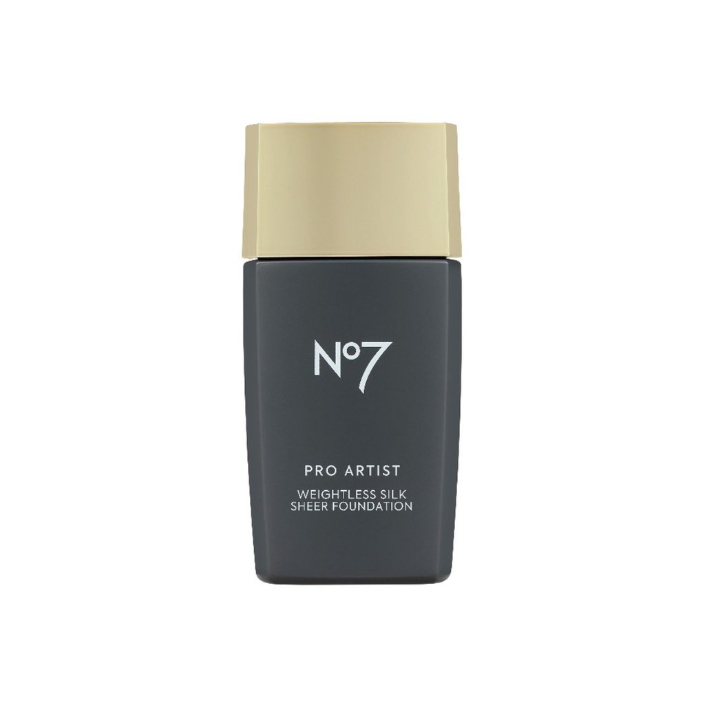 No7 Pro Artist Weightless Silk Sheer Foundation 30 ML. นัมเบอร์เซเว่น โปร อาร์ทิสท์ เวทเลส ซิลก์ เชียร์ ฟาวน์เดชั่น