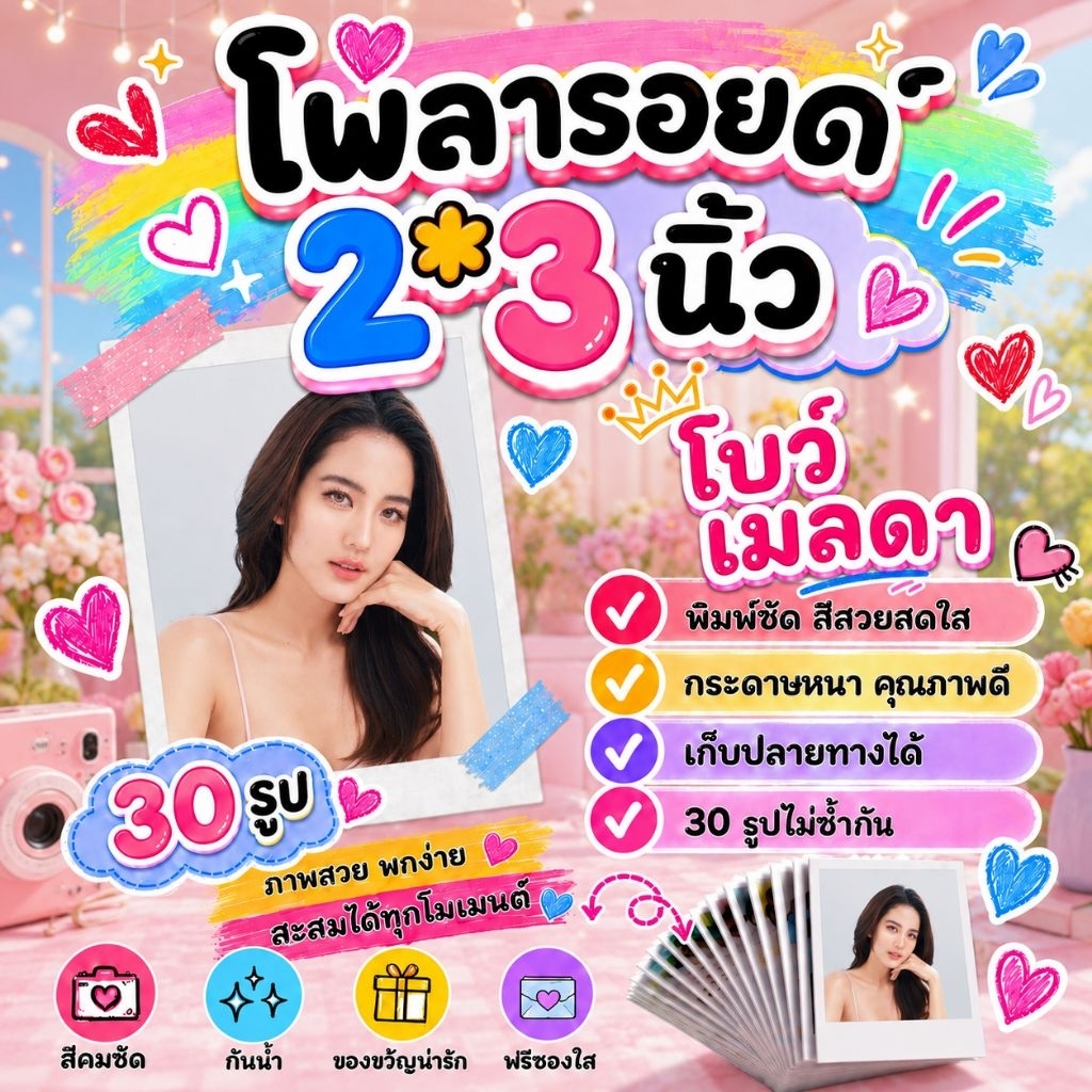 โบว์ เมลดา โพลารอยด์ 30 รูป