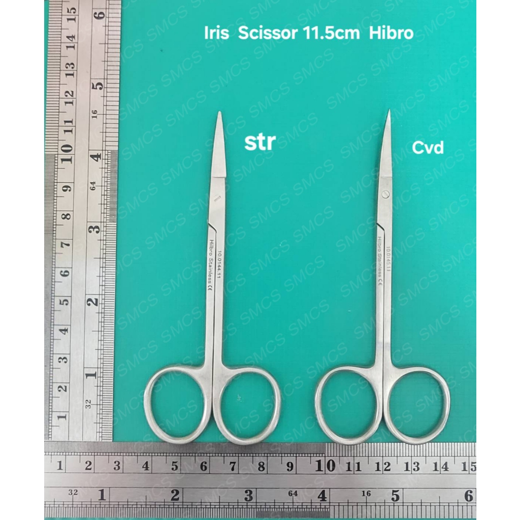 Iris scissor กรรไกรตัดไหม ไอริส 11.5cm แบบตรง/แบบโค้ง