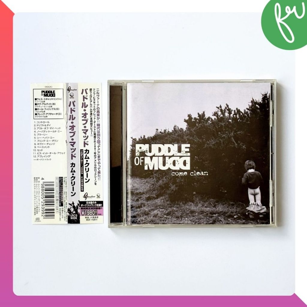 แผ่น CD แท้ เพลงสากล Puddle Of Mudd – Come Clean (JP) Alternative Rock, Hard Rock, Grunge