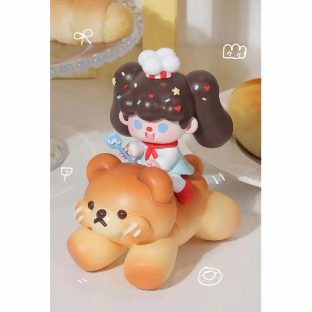 ❤️พร้อมส่ง ตูตูขนมปังหมี Tutu Bread Bear Nickle Toys ตูตู Tutu Bear ตูตูขี่หมี Tutu Bread ตูตูขี่ขนม