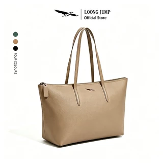 LOONG JUMP Tote Bag กระเป๋าถือสะพายใหญ่ ขึ้นเครื่องบินได้ ใส่แท็บเล็ต