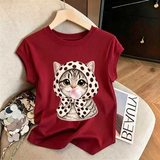 เสื้อยืดผู้หญิงทรงรัดรูป แขนสั้น ไซส์ M-3XL มีให้เลือกหลายสี จัดส่งในกรุงเทพ