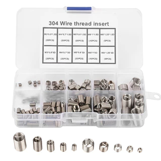 พร้อมส่ง💥สปริงซ่อมเกลียว สแตนเลส304 M3-M8 150PCS เพิ่มความแข็งแรงเกลียว ป้องกันสึกหรอ ทนสนิม