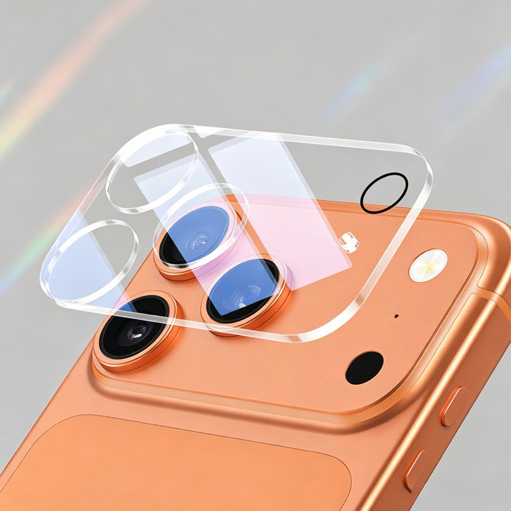 ฟิล์มกระจกกันรอย ฟิล์มกล้องแผ่นใส เลนส์กล้อง เต็มเลนส์ สำหรับ iPhone 17 17Pro Max 17Air