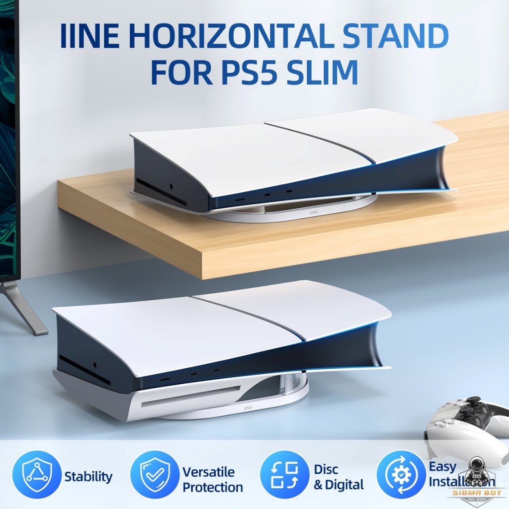 IINE ฐานวางเครื่องแนวนอน for PS5 Slim Disc & Digital L985