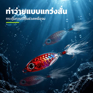 ไมโครจิ๊ก เหยื่อปลอม อุปกรณ์ตกปลา น้ำหนัก 7/10/15/20 กรัม เหมาะตกปลาทะเลและทะเลสาบ สำหรับนักตกปลามือใหม่และมืออาชีพ