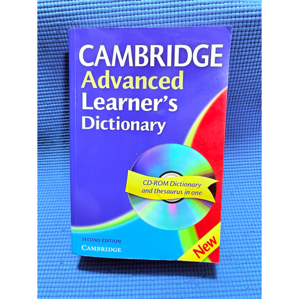 CAMBRIDGE Advanced Learner's Dictionary ไม่มีจดตำหนิปกรอง+cdด้านหลังไม่แน่นตามภาพมือ2