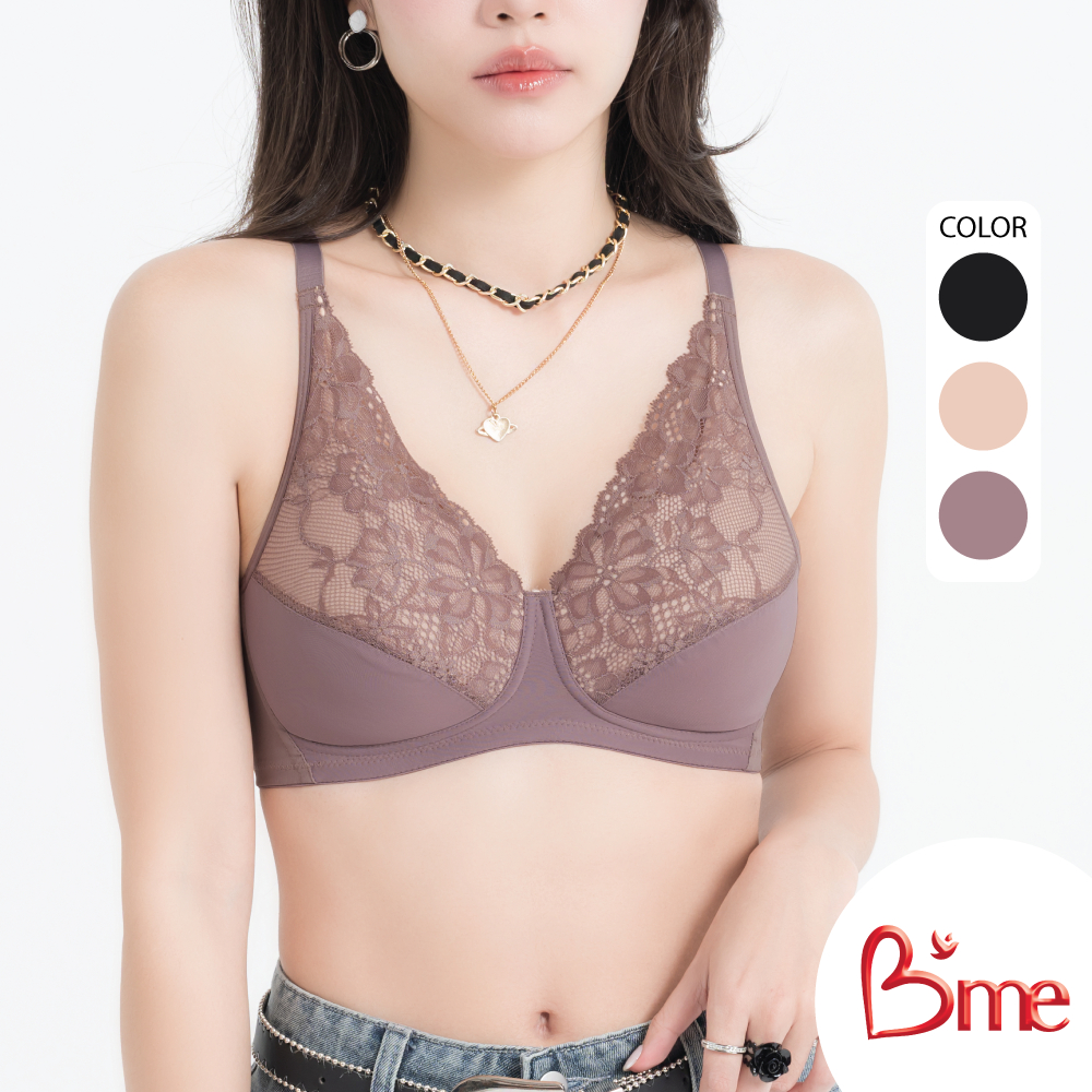 B'me เสื้อชั้นในไร้โครง level 1 ฟองบาง รุ่น ME1880 สีนู้ด สีดำ สีน้ำตาล