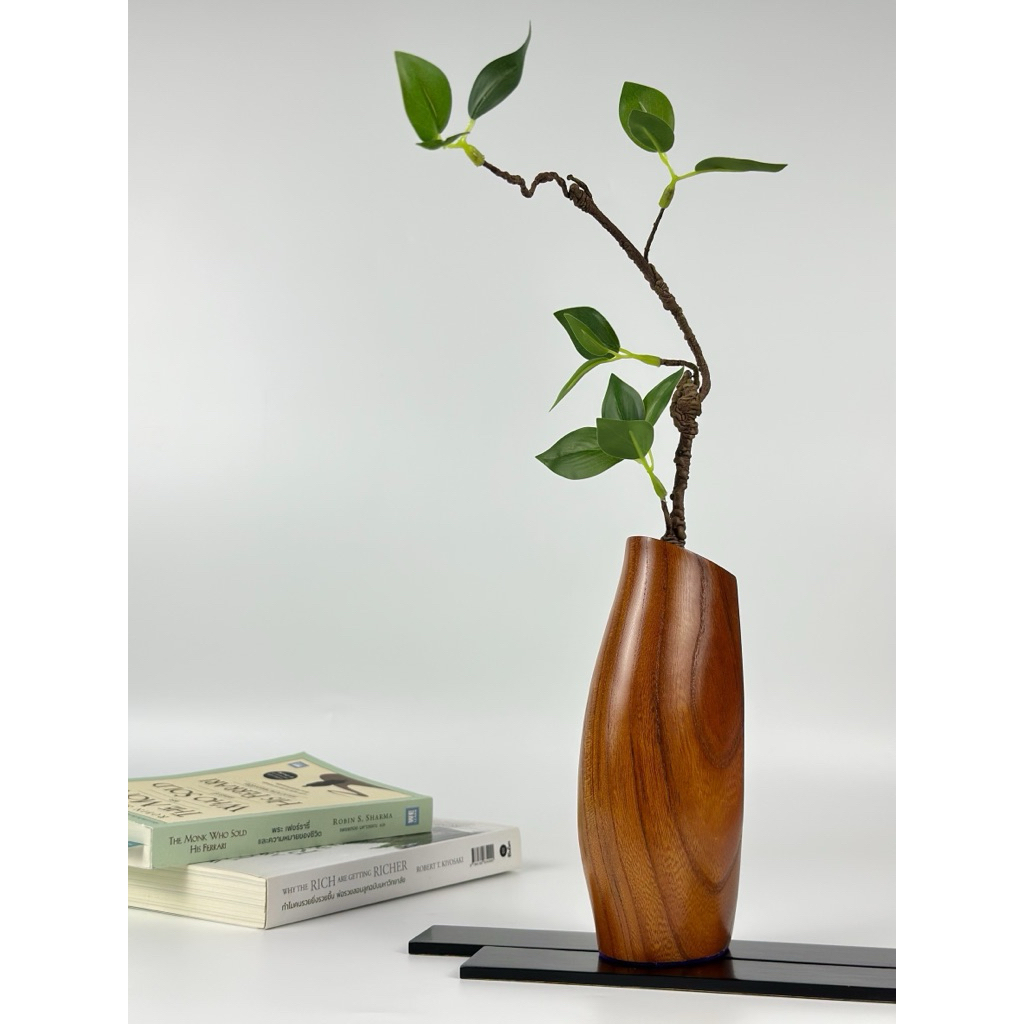 แจกันไม้ Kayaki ลายไม้ธรรมชาติงดงาม  by Tsuboshizu Seizō Honpo 壺静製造本舗