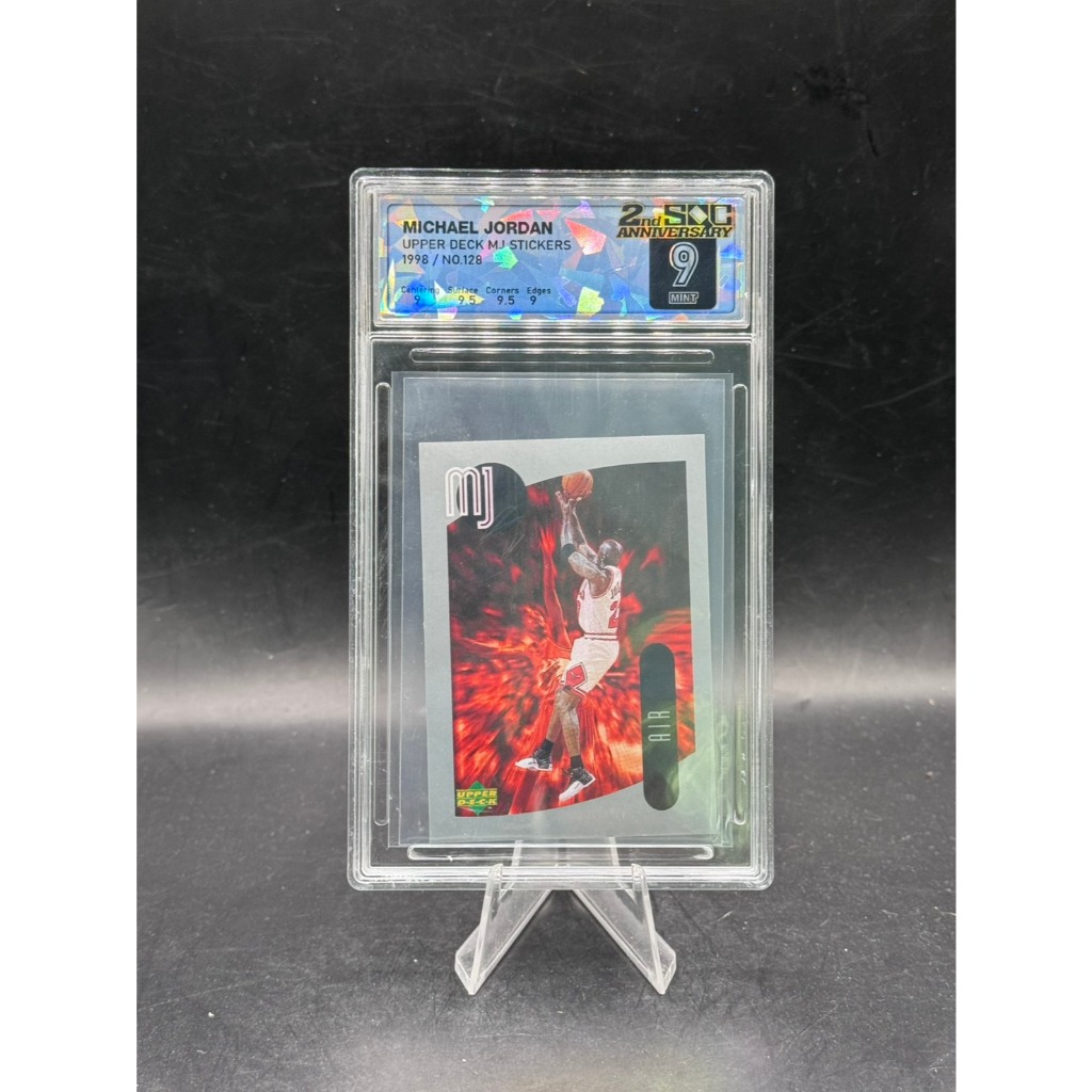 Michael Jordan 1998 Upper Deck MJ Stickers #128 [SQC 9]