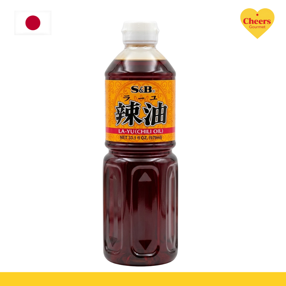 S&B La Yu Chili Oil l น้ำมันพริก ลายุ นำเข้าจากญี่ปุ่น 979ml.