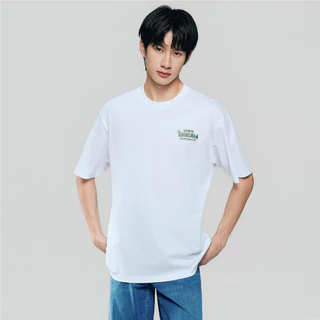 GIORDANO เสื้อยืดผู้ชาย Men's Sorona Relaxed Graphic Tee (Minions 3) 01096002