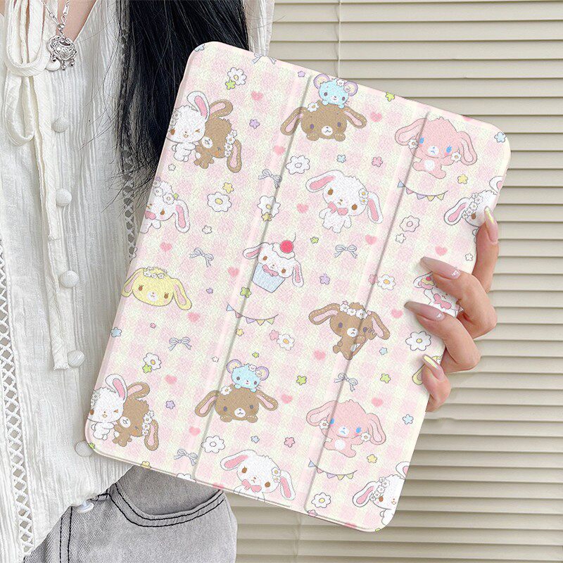 พร้อมส่ง เคสแท็บเล็ต Samsung สำหรับ Tab การ์ตูน A11+ S7 S7 FE S8 S10 FE พร้อมถาดใส่ปากกา A9+ A11