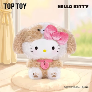 TOPTOY x Hello Kitty Puppy Party Series Plush Pendant Blind Box ซีรีส์ ตุ๊กตานุ่มเกาะกระเป๋า ของสะสมน่ารัก 100%ORI