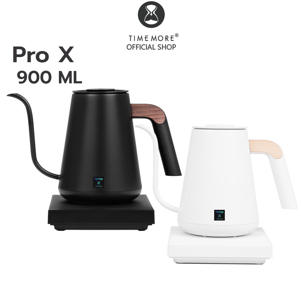✨🆕2026 TIMEMORE Fish Pro X Electric Pour Over Kettle 900ml  กาต้มน้ำไฟฟ้า กาดริปกาแฟ ปากแคบ คุมอุณหภูมิแม่นยำ ประกัน1ปี