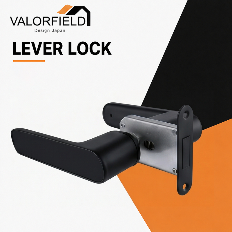 มือจับล็อคประตู Lever Lock VALORFIELD วัสดุคุณภาพ ไม่เป็นสนิม ความปลอดภัยสูง สำหรับบ้านพัก
