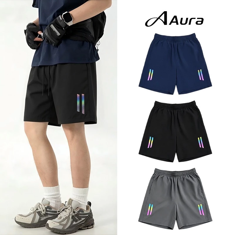 Aura สินค้าใหม่สไตล์เรียบง่าย กางเกงขาสั้นแฟชั่น กางเกงกีฬาขาสั้น ราคาขายส่ง สวมใส่สบาย ถูกที่สุด