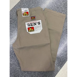 กางเกงขายาว Ben's ผ้าชาลี เอว 28-42 ทรงกระบอกเล็ก ส่งฟรี