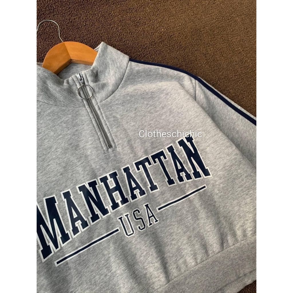 H&M 🏈🏆 HOOD SWEATER เสื้อครอป ใส่ได้ช/ญ ผ้านุ่ม💯✨