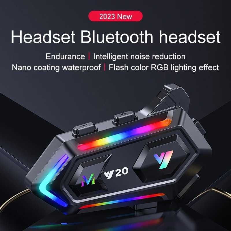 อินเตอร์คอมติดหมวก รุ่น Y20MAX กันน้ำ กันเหงื่อ