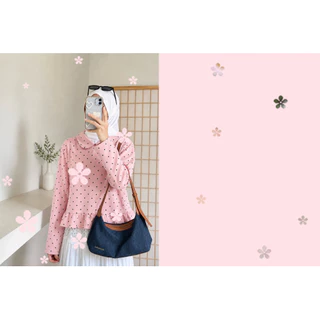 Polkadot เสื้อยืดลายจุดสุดฮิต พร้อมส่ง