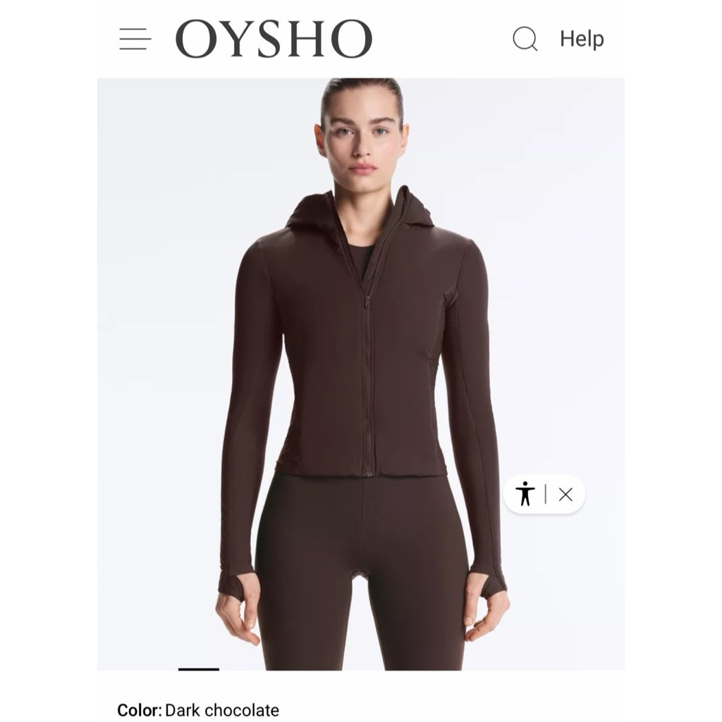 OYSHO Jacket เสื้อคลุมสีน้ำตาล ปรับอุณภูมิตามสภาพอากาศ ใส่หน้าร้อนหน้าหนาว