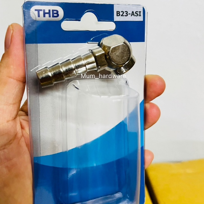 THBหัวเติมลมแบบหางปลา ขนาดหางปลา3/8”(3หุน) รุ่น B23-ASI