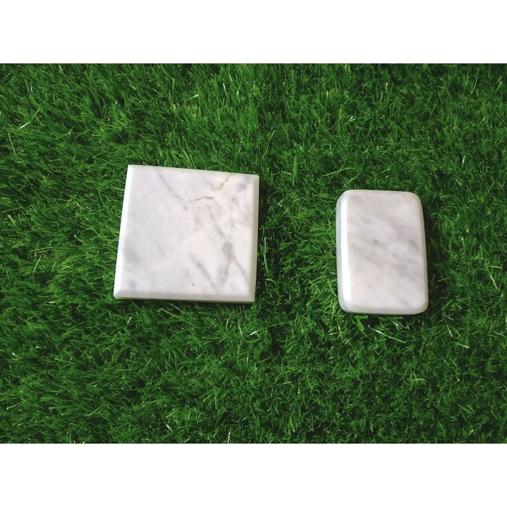 หินอ่อน ขนาด 5x10cm., 5x20cm .ลบคมเรียบร้อย สำหรับทับกระดาษ กระดาษโน๊ตต่างๆ สีและลายหินอ่อนอาจแตกต่างกันในแต่ละล็อต